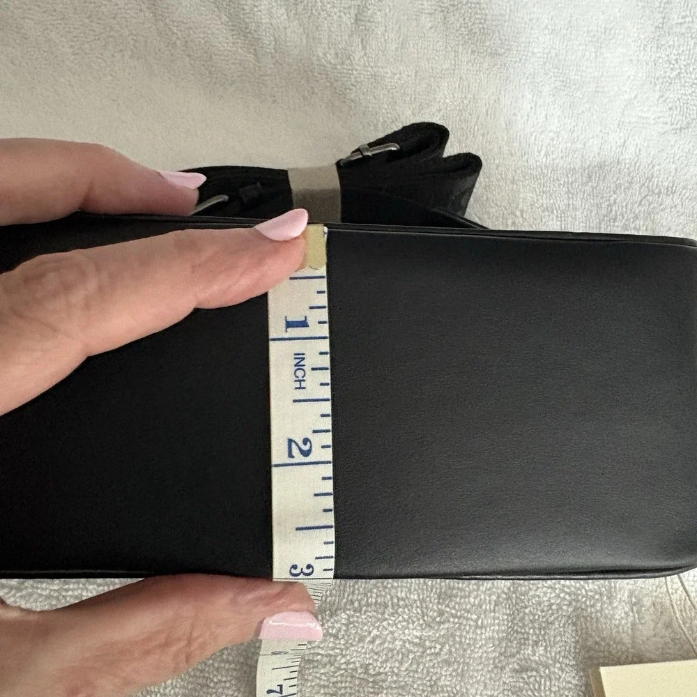 Valentino Orlandi, Camera Bag Black/vovo Crossbody, Shoulder Strap Luxury